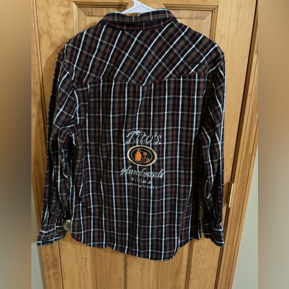 Upcycled Other - Upcycled Tito’s Vodka Mens Button Down